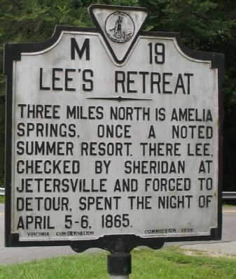 Lee's Retreat Marker image. Click for full size.