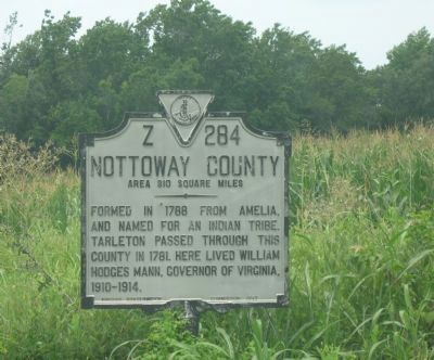 Nottoway County Marker image. Click for full size.