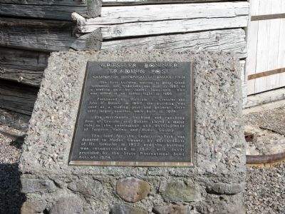 Cressler - Bonner Trading Post Marker. Click for full size. Cressler - Bonner Trading Post Marker image. Click for full size.