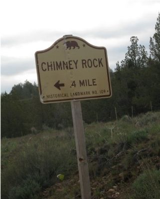 Chimney Rock Marker. Click for full size. Chimney Rock Marker image. Click for full size.