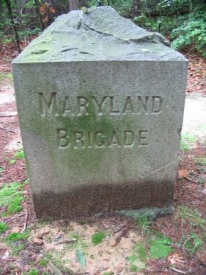 Front of Maryland Brigade Monuent image. Click for full size.