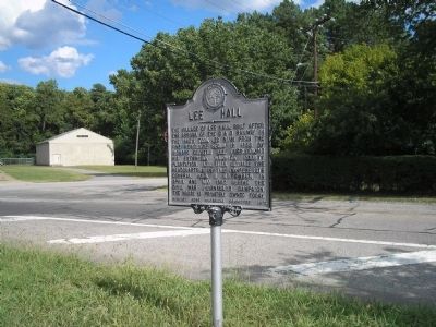 Lee Hall Marker image. Click for full size.