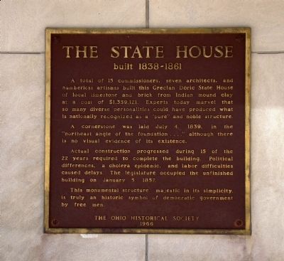 The State House Marker. Click for full size. The State House Marker image. Click for full size.