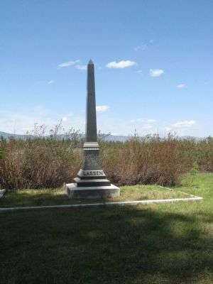 Peter Lassen Grave Marker. Click for full size. Peter Lassen Grave Marker image. Click for full size.