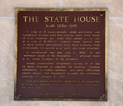 The State House Marker image. Click for full size.