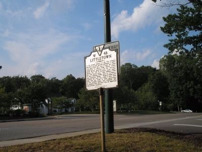 Littletown Marker. Click for full size. Littletown Marker image. Click for full size.