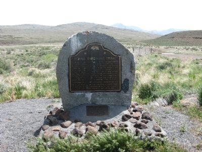 Noble Emigrant Trail Marker image. Click for full size.