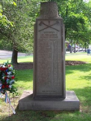 Woodmen of the World Memorial, east face image. Click for full size.