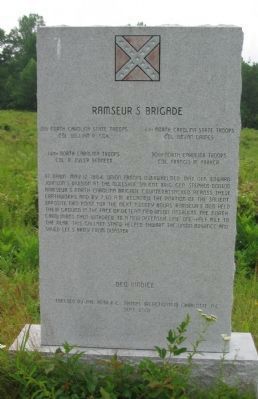 Ramseur's Brigade Monument image. Click for full size.