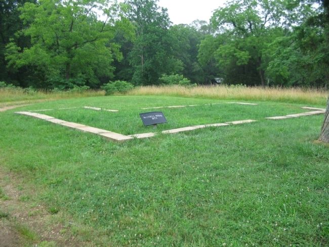 The McCoull House Foundations and Remains. Click for more information. The McCoull House Foundations and Remains image. Click for more information.