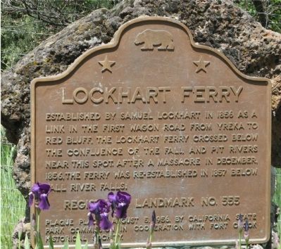 Lockhart Ferry Marker image. Click for full size.