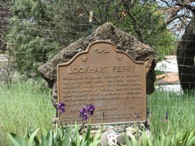 Lockhart Ferry Marker image. Click for full size.