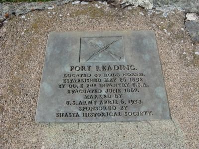 Fort Reading Marker image. Click for full size.