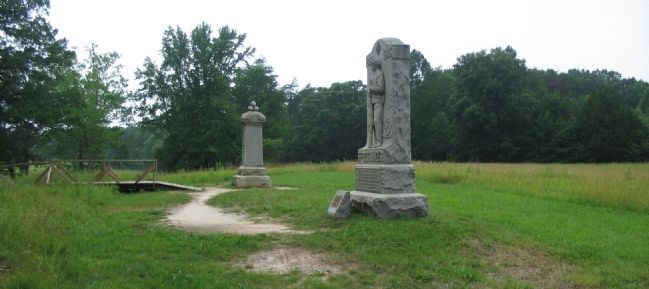 49th New York and 15th New Jersey Monuments. Click for full size. 49th New York and 15th New Jersey Monuments image. Click for full size.