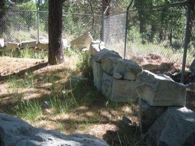 Old Foundation of Jail at Silver Mountain City image. Click for full size.