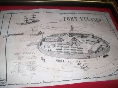 Fort Velasco Sketch image. Click for full size.