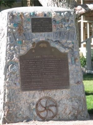 Laws Station Markers image. Click for full size.