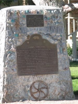 Laws Station Marker image. Click for full size.