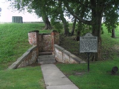 Marker in Fort Monroe image. Click for full size.