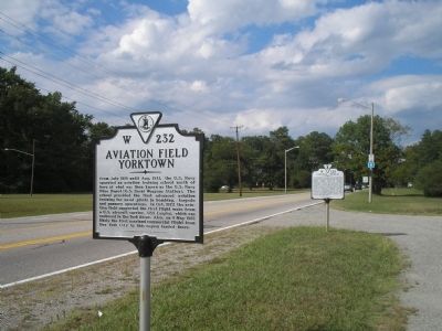 Markers on Yorktown Road image. Click for full size.