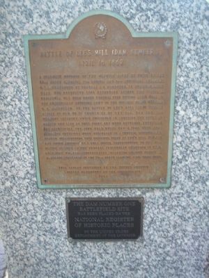 Battle of Lee’s Mill (Dam Number 1) Marker image. Click for full size.