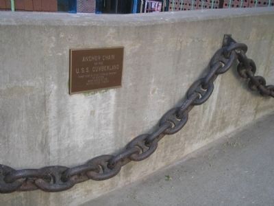 Anchor Chain of the U.S.S. Cumberland. Click for full size. Anchor Chain of the U.S.S. Cumberland image. Click for full size.