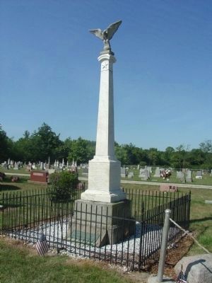 Civil War Memorial - - Monument City Cemetery Marker image. Click for full size.