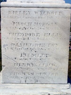 Front (East) Side of Marker image. Click for full size.