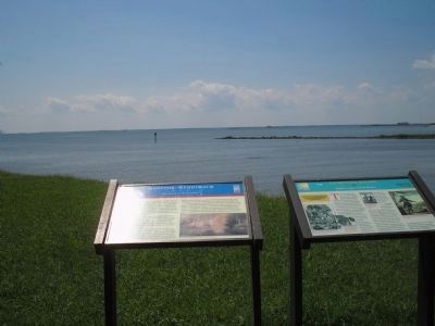 Markers at Hampton Roads. Click for full size. Markers at Hampton Roads image. Click for full size.