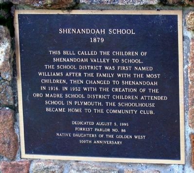 Shenandoah School Marker image. Click for full size.