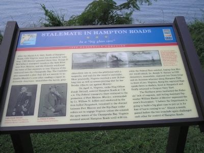 Stalemate in Hampton Roads Marker image. Click for full size.