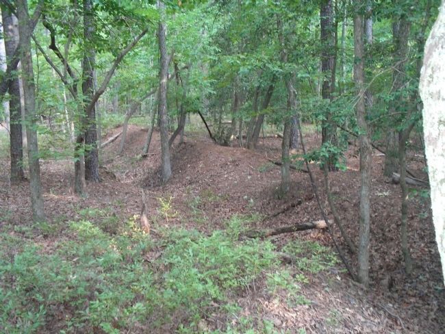 Confederate Fortifications. Click for full size. Confederate Fortifications image. Click for full size.