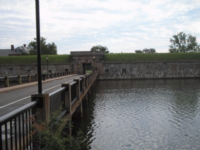 Entrance to Fort Monroe. Click for full size. Entrance to Fort Monroe image. Click for full size.