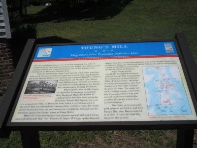 Young’s Mill Marker. Click for full size. Young’s Mill Marker image. Click for full size.