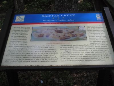 Skiffes Creek Marker image. Click for full size.
