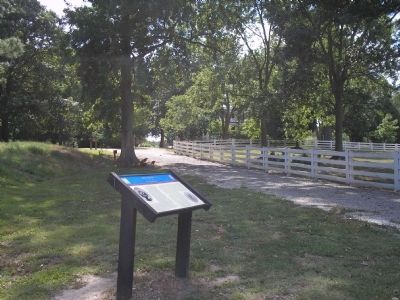 Marker with Lee Hall. Click for full size. Marker with Lee Hall image. Click for full size.