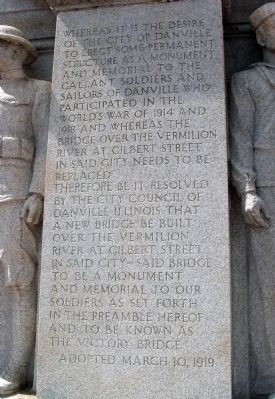 Front Section of Marker. Click for full size. Front Section of Marker image. Click for full size.