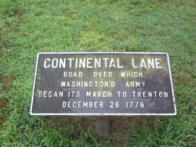 Continental Lane Marker. Click for full size. Continental Lane Marker image. Click for full size.