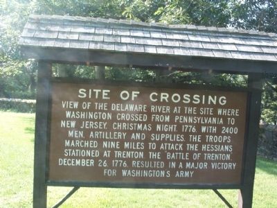 Site of Crossing Marker - Front image. Click for full size.