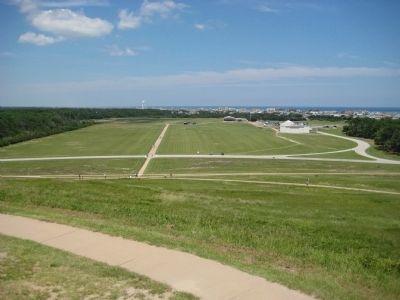 Wright Brothers National Memorial Park image. Click for full size.