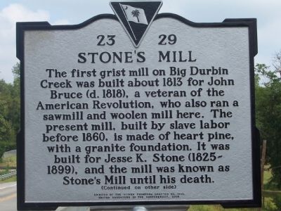 Front - Stone's Mill image. Click for full size.