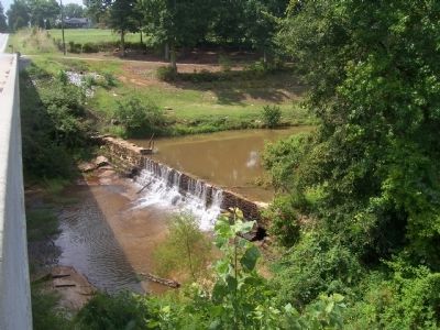 Remains of small dam.. Click for full size. Remains of small dam. image. Click for full size.