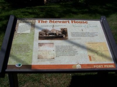 The Stewart House Marker. Click for full size. The Stewart House Marker image. Click for full size.