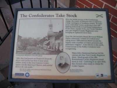 The Confederates Take Stock Marker. Click for full size. The Confederates Take Stock Marker image. Click for full size.