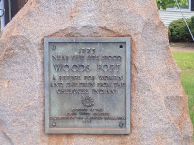 Woods Fort Marker. Click for full size. Woods Fort Marker image. Click for full size.