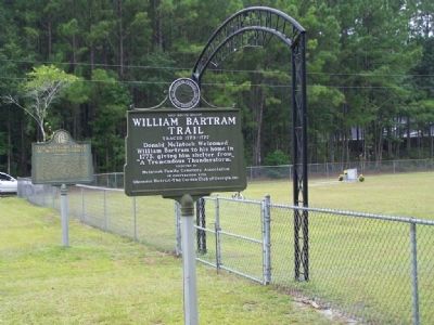 William Bartram Trail Marker. Click for full size. William Bartram Trail Marker image. Click for full size.