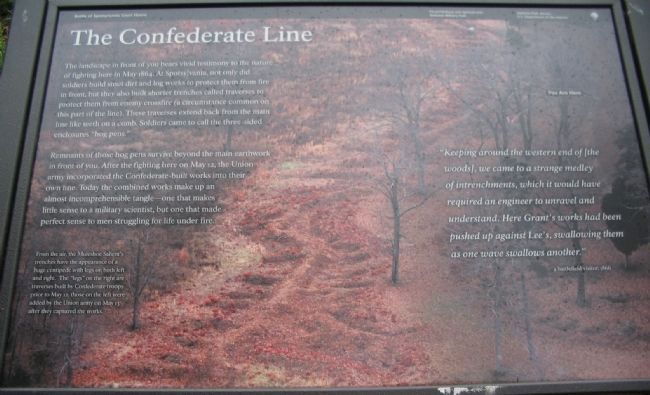 The Confederate Line Marker image. Click for full size.