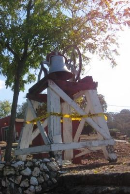 Drytown's Fire House Bell image. Click for full size.