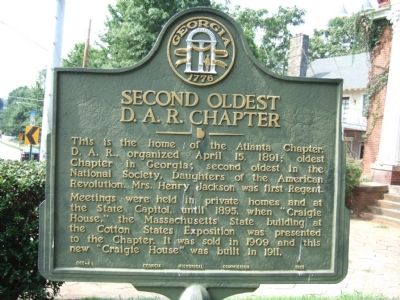 Second Oldest D.A.R. Chapter Marker image. Click for full size.