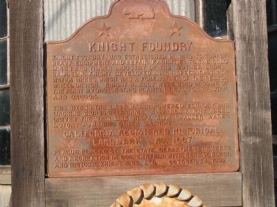 Knight Foundry Marker image. Click for full size.
